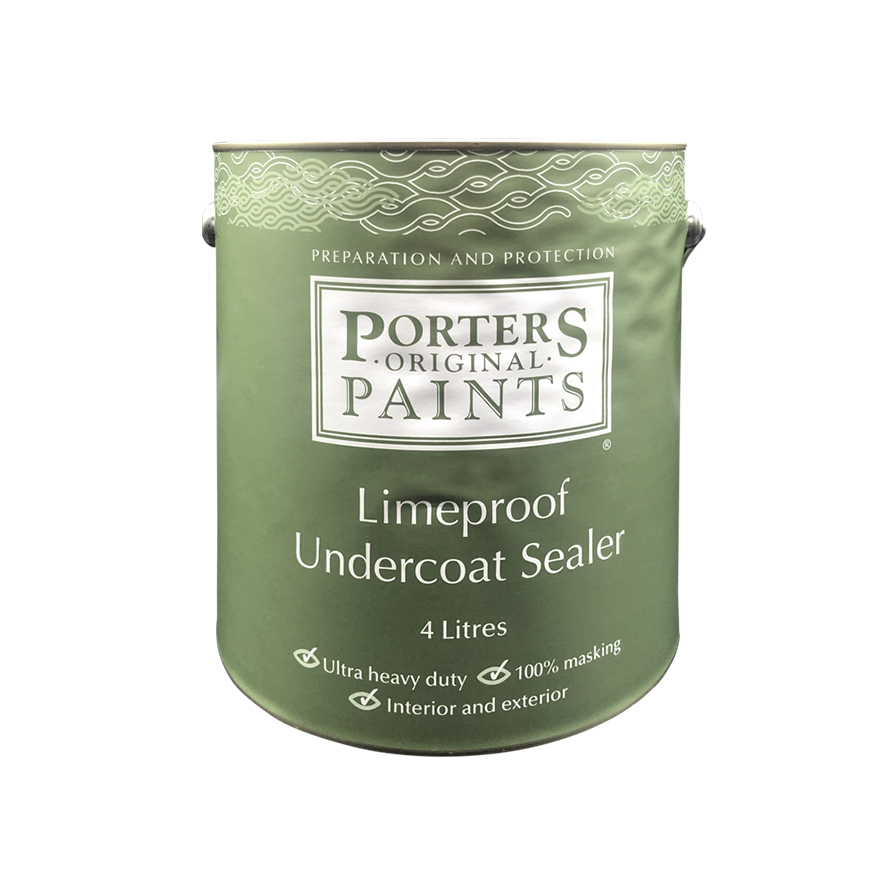 Porter's Paints Limeproof Undercoat Sealer 4L Inspirations Paint